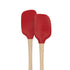 Flex-Core Wood Handled Mini Spatula & Spoonula Set of 2