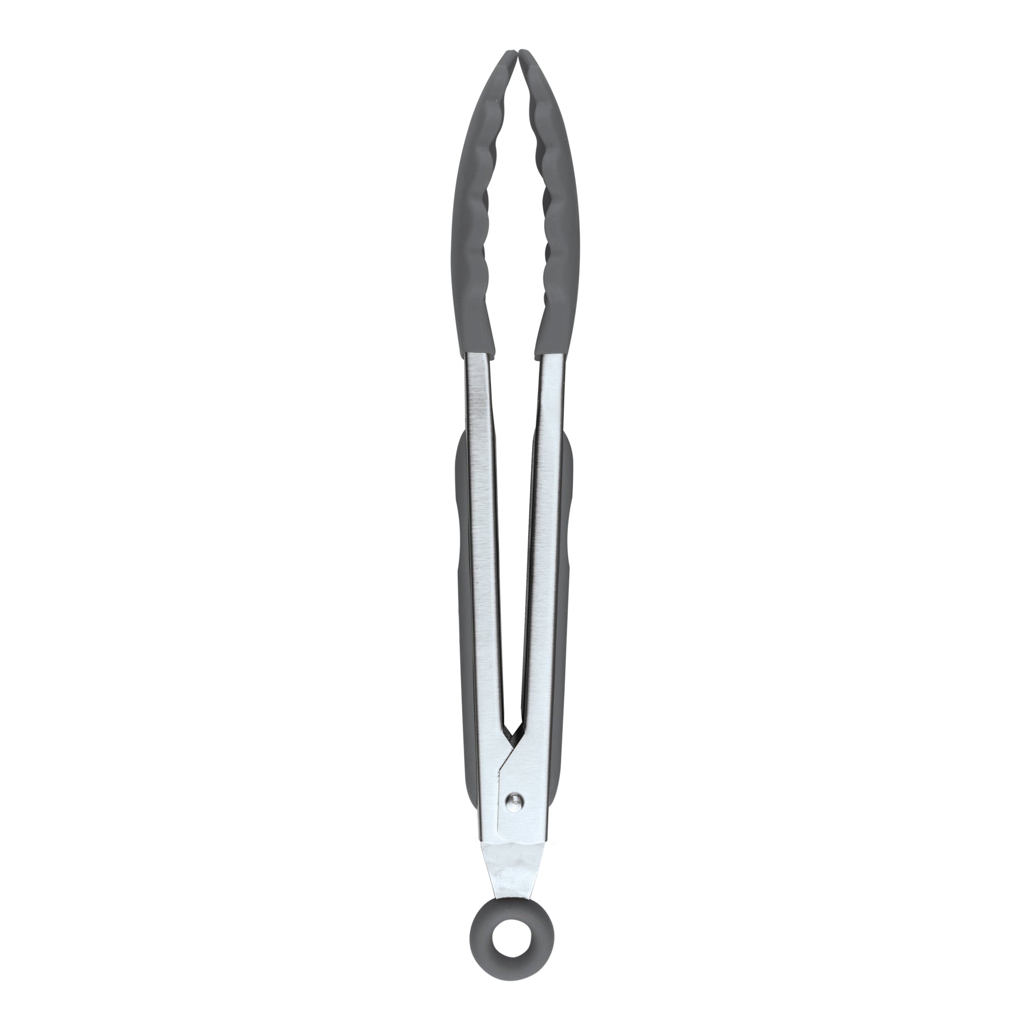 Elements 9" Stainless Steel Tongs  - KitchenarySg - 3