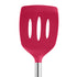 Stainless Steel Handled Silicone Slotted Turner - KitchenarySg - 14