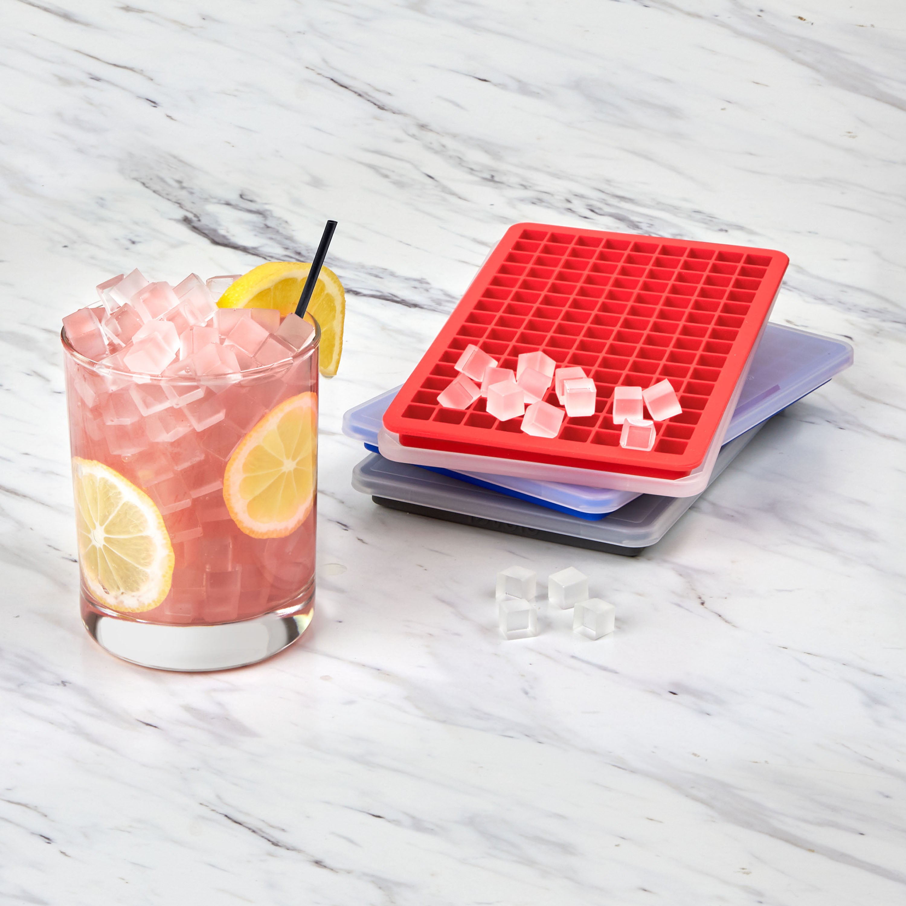 Ice Molds - Tovolo Mini Cube Ice Tray (Set of 3) - KitchenarySg - 10