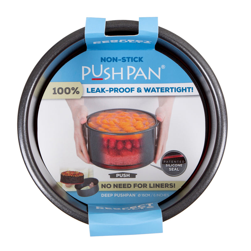 PushPan Deep Round Pan - Non Stick Heavy Gauge Carbon Steel - KitchenarySg - 13