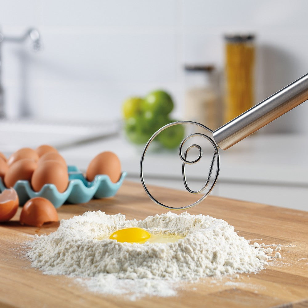 Stainless Steel 12" Dough Whisk - KitchenarySg - 2