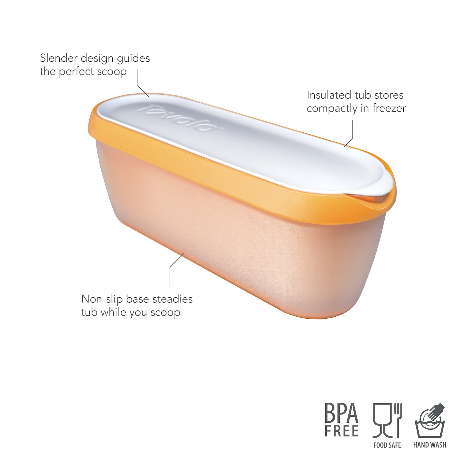 Glide A Scoop Ice Cream Tub - KitchenarySg - 8