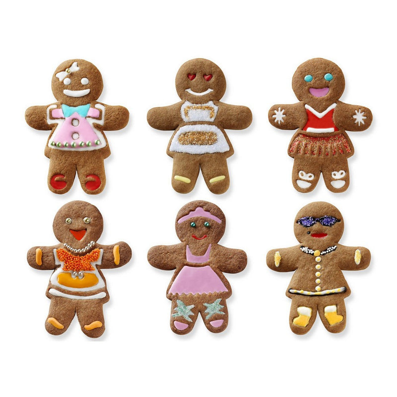 Cookie Cutters - Ginger Girls Set of 6 - KitchenarySg - 3