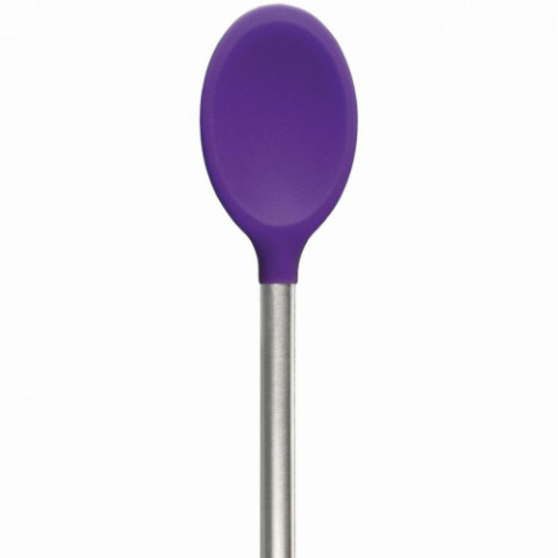 Silicone Mixing Spoon - Stainless Steel Handle - KitchenarySg - 2