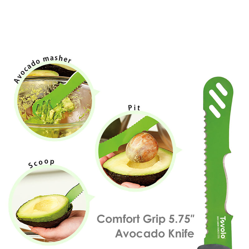 Comfort Grip 5.75″ Avocado Knife - KitchenarySg - 5