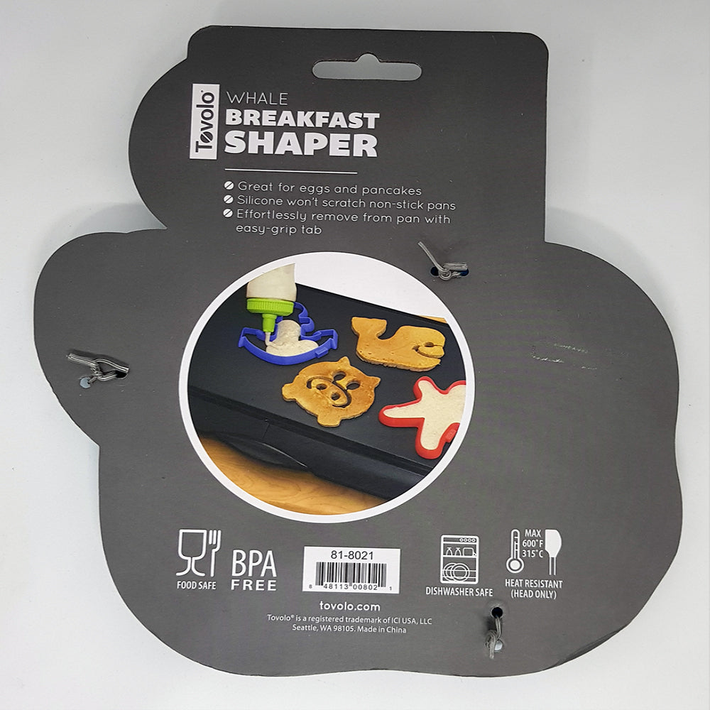 Silicone Breakfast Shaper - Whale - KitchenarySg - 4