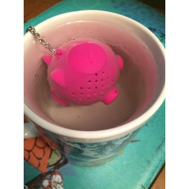 Silicone Tea Infuser - Pig - KitchenarySg - 4